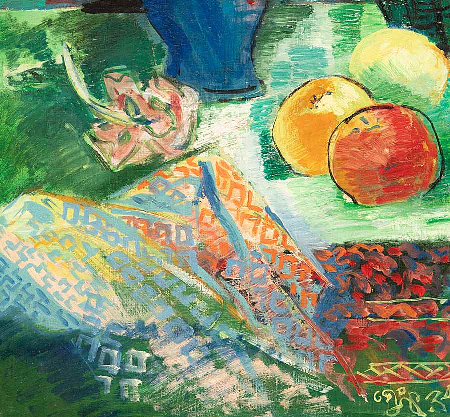 Nature morte au panier de mimosa - Jean Dufy (1888 - 1964)